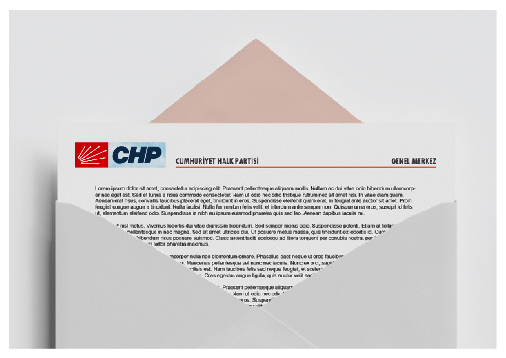 CHP zarf paketi önizlemesi